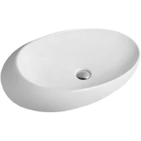 Раковина-чаша CeramaLux 78255 59x38 см, накладная, белый