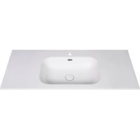 Раковина Armadi Art Vallessi 838-120-W 120x46 см, накладная, белый матовый