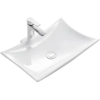 Раковина-чаша CeramaLux 9176 56,5x43 см, накладная, белый