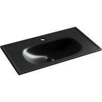 Раковина Ceramica Nova Sabo CN13002MB 80x46 см, накладная, черный матовый