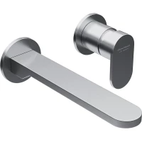 Смеситель для раковины Kerama Marazzi Siara 28050KM.50.050 встраиваемый, без донного клапана, нержавеющая сталь