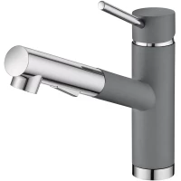 Смеситель для кухни Emar 3012.9 с выдвижным изливом, алмаз