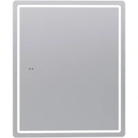 Зеркальный шкаф Vigo Geometry Comfort 454 49,7x60 см R, с LED-подсветкой, сенсорным выключателем, антизапотеванием, белый матовый