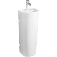 Раковина CeramaLux PB1017 32,5x28,5 см, напольная, белый