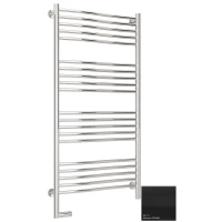 Полотенцесушитель электрический 1200x600 черный матовый МЭМ левый Сунержа Флюид 2.0 31-5220-1260