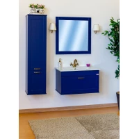 Комплект мебели индиго матовый 75 см Sanflor Ванесса C000005881 + 4640021062210 + C000005879