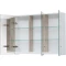 Зеркальный шкаф 100x74 см белый глянец Dreja Premium 77.9003W - 2