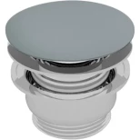 Изображение товара донный клапан для раковины axa af001509 универсальный, серый матовый