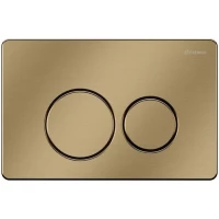 Кнопка смыва Caprigo Dew DS001-vot для инсталляции, альпийский белый