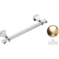 Полотенцедержатель Stil Haus Prisma PR06(18) 39 см, золотой матовый