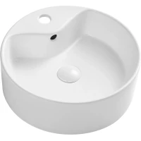 Раковина-чаша AQUAme AQM5009 40x40 см, накладная, белый глянец