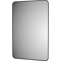 Зеркало Defesto Aura DF 2970 80x120 см, с LED-подсветкой, черный матовый