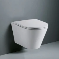 Унитаз подвесной RGW SW-52 80420252-01 безободковый, торнадо, с сиденьем микролифт, белый