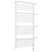 Полотенцесушитель электрический 1200x600 белый глянец МЭМ правый Сунержа Богема с полкой 3.0 12-5809-1260