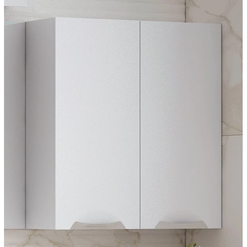 Шкаф двустворчатый 60x70 белый глянец Corozo Алиот SD-00000606