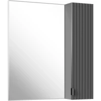 Зеркальный шкаф ASB-Mebel Дора 9962 60,4x71,2 см R, серый матовый