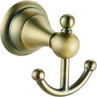 Крючок Azario Elvia AZ-91105Q двойной, для ванны, бронза 