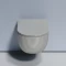 Унитаз подвесной Ceramica Nova Modena CN6063MH безободковый, с сиденьем микролифт, антрацит матовый - 4