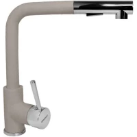Смеситель для кухни Longran Impact LM2182 - 47 с выдвижным изливом, арена