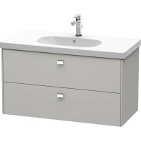 Тумба бетонно-серый матовый 102 см Duravit Brioso BR414701007