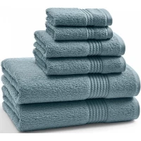 Полотенце для рук 33x33 см Kassatex Long Twist Bluestone LFO-172-BUS