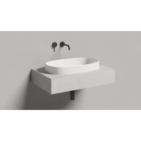 Раковина Salini S-Stone Greca 1803201M 64,5x38,5 см, встраиваемая сверху, белый матовый