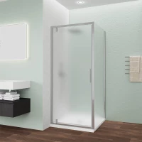 Душевой уголок Veconi Ottimo OP30CH-SP-8090-07-C9 80x90 см, профиль хром, стекло матовое