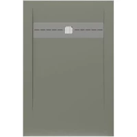 Душевой поддон Allen Brau Infinity 8.21002-CGM 120x80 см, из литьевого мрамора, прямоугольный, оливковый матовый