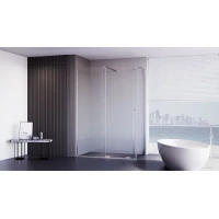 Душевой уголок Veconi Premium Trento PTC50-SP-100100-CH-01-C4 100x100 см, профиль хром, стекло прозрачное