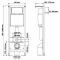 Комплект подвесной унитаз Berges Gamma + система инсталляции Berges Atom 410 042430 - 8