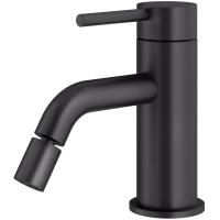 Смеситель для биде Plumberia Selection IXO XO0063NO без донного клапана, черный матовый