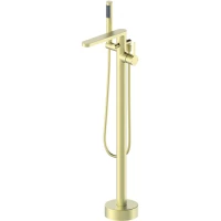 Смеситель напольный для ванны Wonzon & Woghand Stick WW-88649901-BG золотой матовый