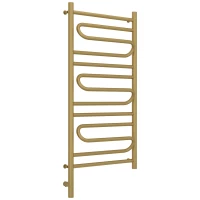 Полотенцесушитель электрический 1000x500 золотой матовый МЭМ левый Сунержа Элегия 3.0 032-5818-1050