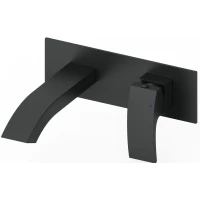 Смеситель для раковины Wonzon & Woghand Fit WW-88869009-MB встраиваемый, черный матовый