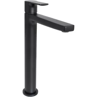 Смеситель для раковины Mariani Kali A14398KL12 без донного клапана, черный матовый