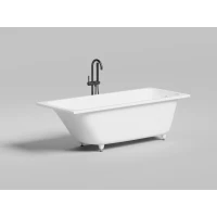Ванна из литьевого мрамора Salini S-Sense Orlanda 102011M 170x70 см, белый матовый