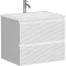 Тумба под раковину Sancos Folk FL60W 59 см, подвесная, белый матовый - 1