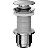 Донный клапан для раковины Whitecross A707CR универсальный, хром