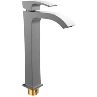 Смеситель для раковины Gappo G1007-89 оружейная сталь