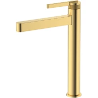 Смеситель для раковины DQ Bonn DA1702007 золотой матовый