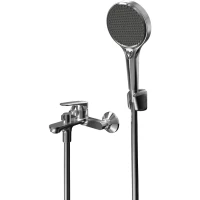 Смеситель для ванны Knotlor Slide KN-82 с душевым гарнитуром, хром