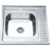 Кухонная мойка РМС полированная сталь MG6-6060L