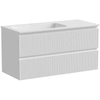 Тумба белый матовый 99,5 см Sancos Snob R SNR100LW