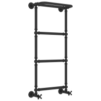 Полотенцесушитель водяной 960x400 темный титан муар Сунержа Ренессанс 1386 15-0281-9640