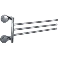 Полотенцедержатель D-Lin D254300 37,3 см, поворотный, тройной, хром 