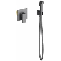 Гигиенический душ Timo Selene 2089/03SM со смесителем, черный матовый