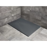 Душевой поддон из литьевого мрамора 160x80 см Radaway Kyntos F Anthracite HKF16080-64
