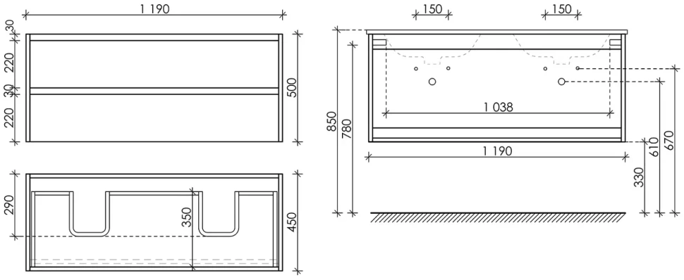 Комплект мебели белый глянец 121 см Sancos Libra LB120-2W + CN7004 + Z1200 SET/LB120-2W/CN7004/Z1200 - фото 9