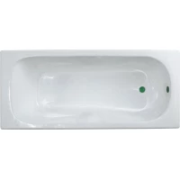 Ванна чугунная Kaiser KB-1706 170x80 см, с антискользящим покрытием, белый