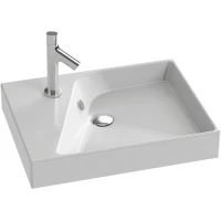 Раковина подвесная, гладкая нижняя поверхность 60x46 см Jacob Delafon Rythmik EXQ112-Z-00